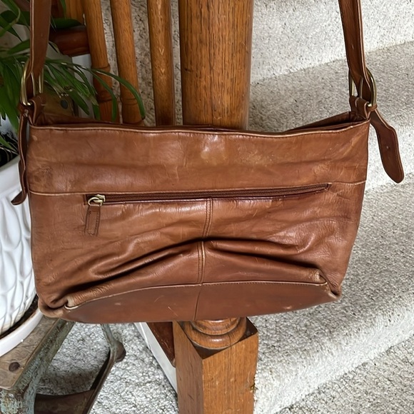 Vintage Stone Mountain Genuine Leather Shoulder Bag Purse y2k 2000s - Picture 5 of 12